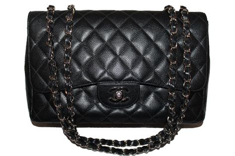 chanel black quilted caviar|Handbags & Bags .